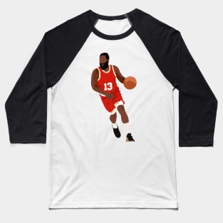 James Harden in Classic Rockets Throwback Uniform Baseball T-Shirt